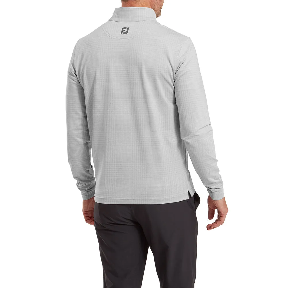 Rule the Streets Define Your Own Way Footjoy Glen Plaid Print Chillout Pullover - Grey Cliff