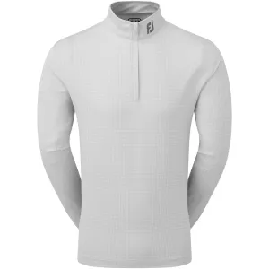 Footjoy Glen Plaid Print Chillout Pullover - Grey Cliff Gear Up and Go Black Friday Sale