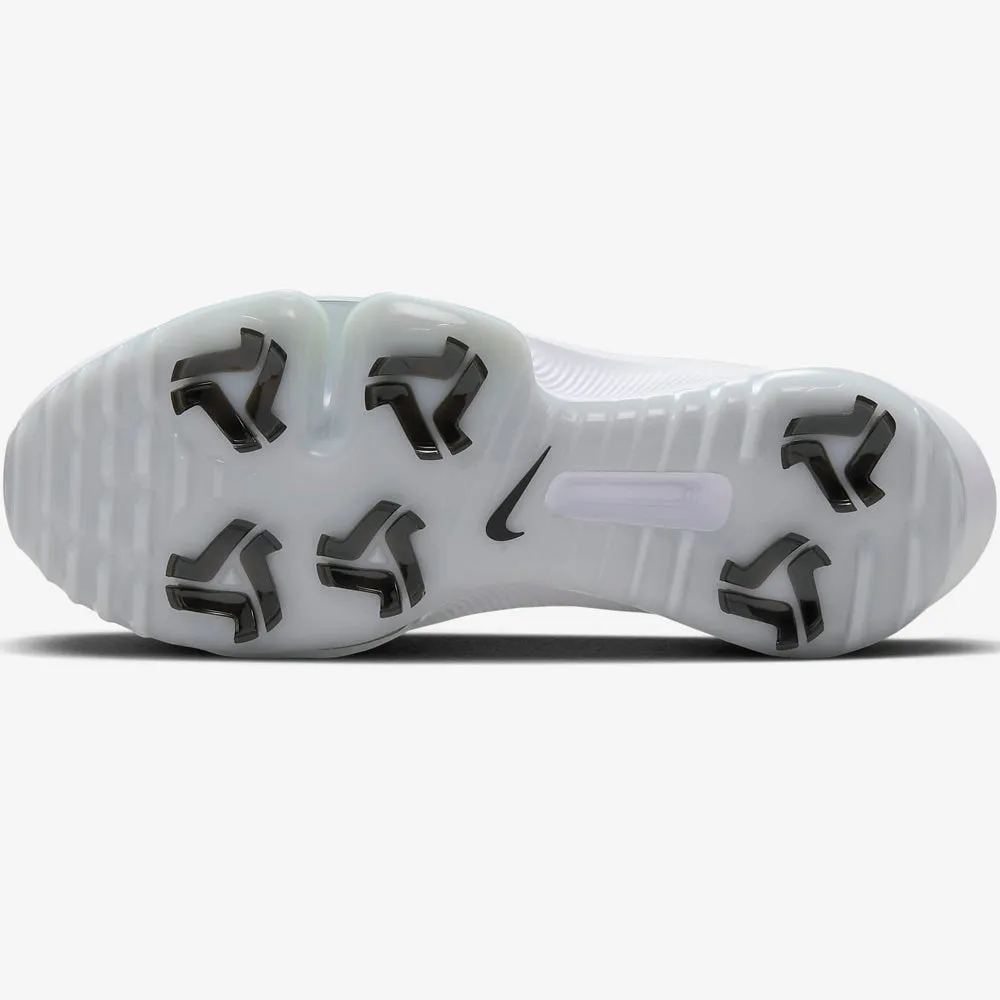 Step Out Boldly Nike Air Zoom Infinity Tour 2 Spiked Waterproof Shoes - White/Black/Vapor Green/Pure Platinum