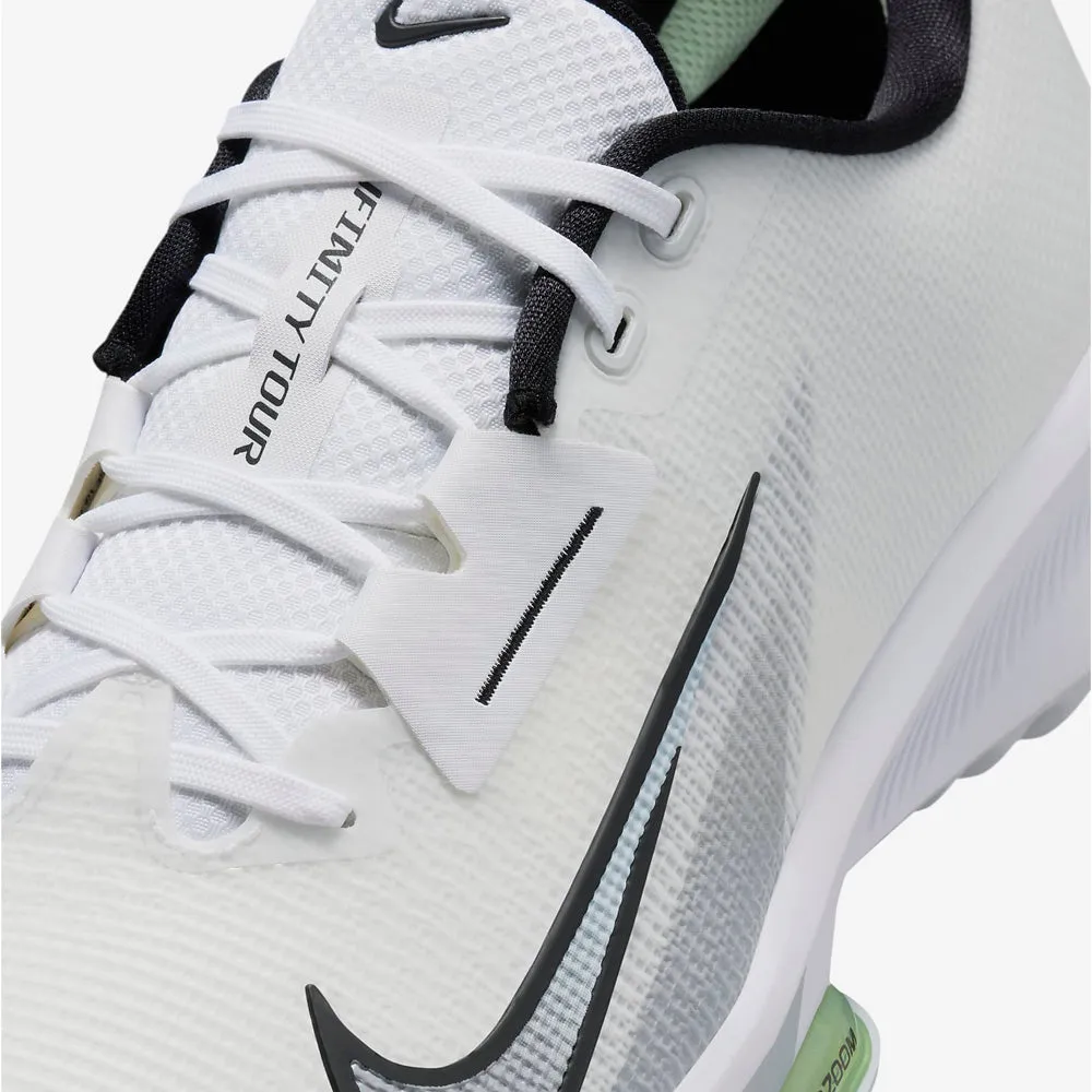 Flash Sale Nike Air Zoom Infinity Tour 2 Spiked Waterproof Shoes - White/Black/Vapor Green/Pure Platinum
