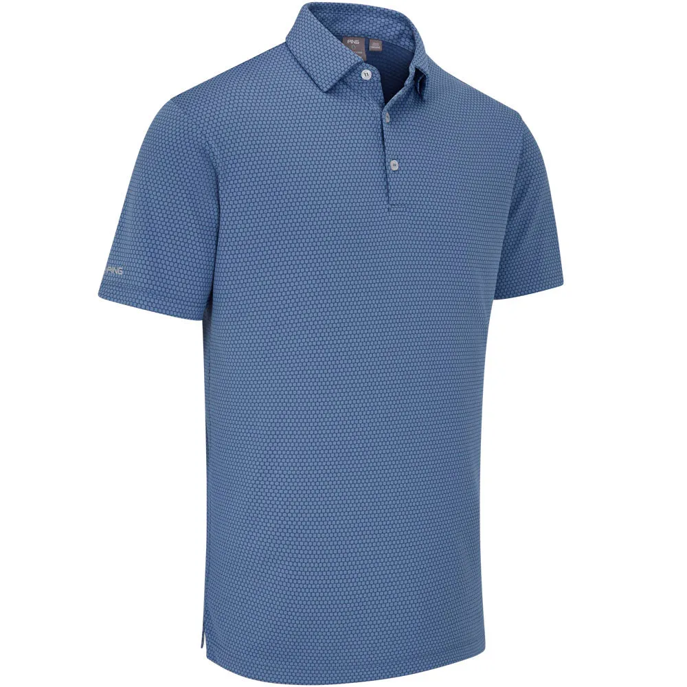 Ping Halcyon Polo Shirt - Airforce Multi Flash Sale