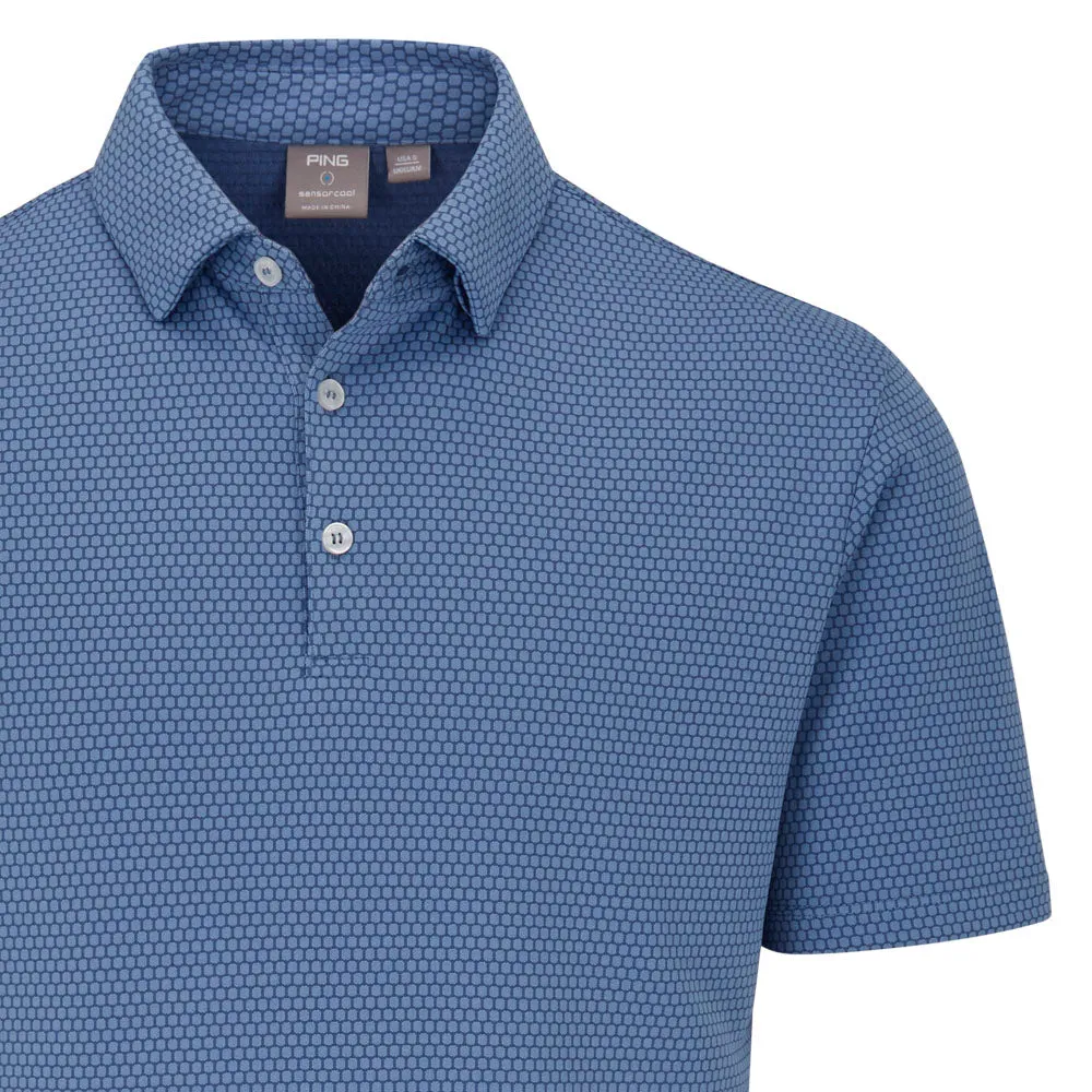 Be Unstoppable Ping Halcyon Polo Shirt - Airforce Multi