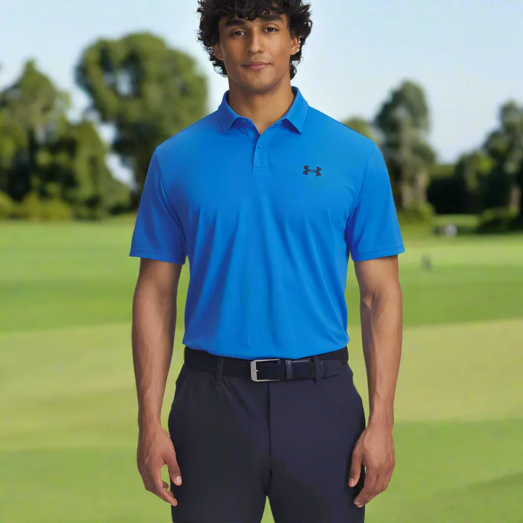 Step Out Boldly Clearance Sale Under Armour T2G Pique Polo Shirt - Blue Atlantis/Midnight Navy