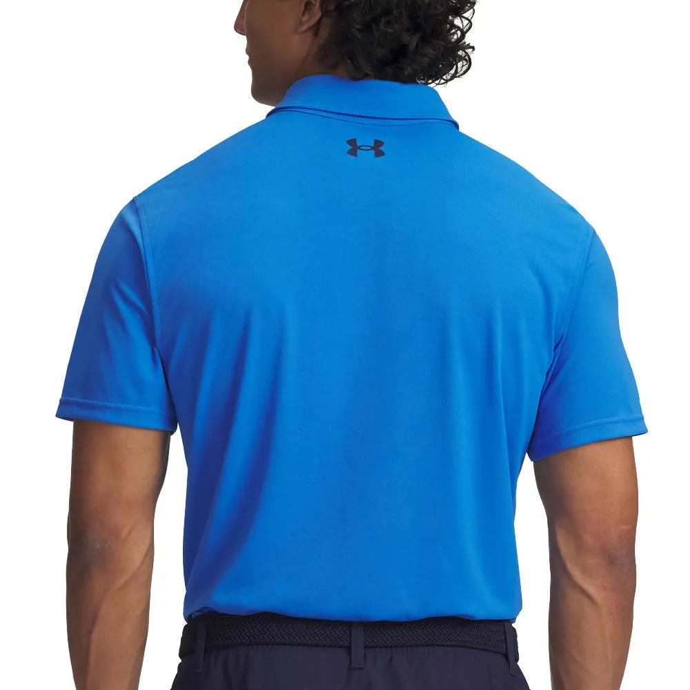 Autumn Sale Under Armour T2G Pique Polo Shirt - Blue Atlantis/Midnight Navy