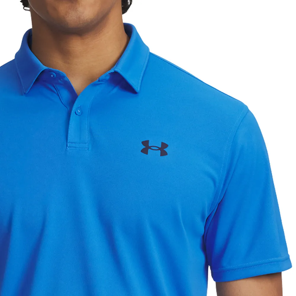 Dare to Lead No Limits, Just Style Under Armour T2G Pique Polo Shirt - Blue Atlantis/Midnight Navy