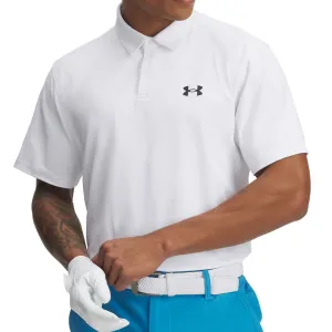 Hit Your Next Level Under Armour T2G Pique Polo Shirt - White/Black
