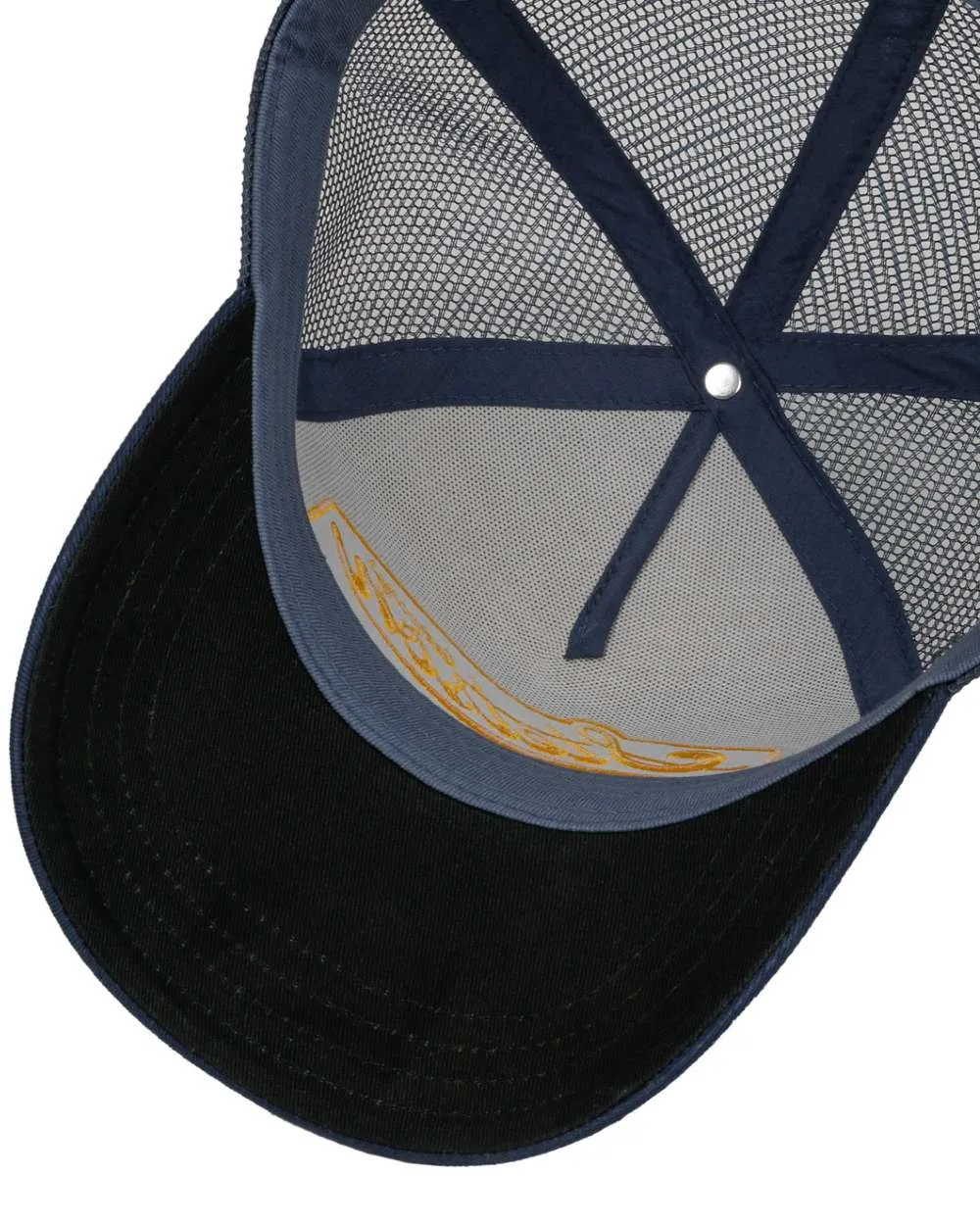 Stetson American Heritage Blue White Trucker Cap Baseball Caps for Men