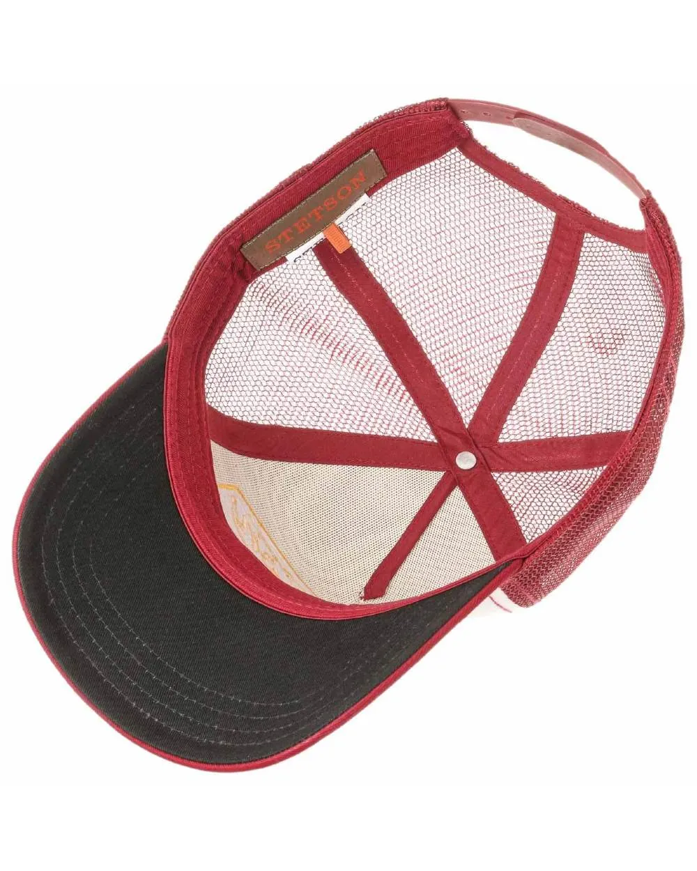 Stetson American Heritage Bordeaux Trucker Cap Baseball Caps for Men