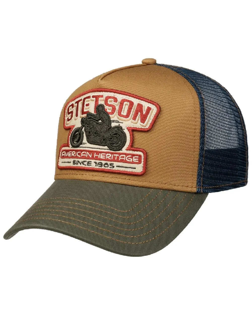 Stetson Biker Trucker Cap English Country Headwear