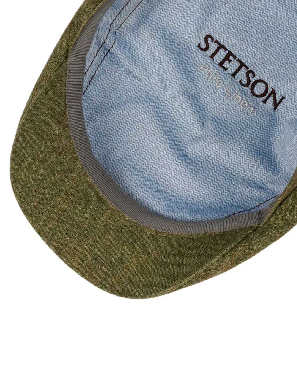 Stetson Bricksford 8 Panel Linen Flat Cap Classic Country Hats