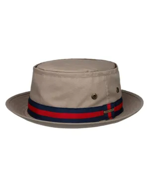 Stetson Classic Band Pork Pie Cloth Hat Packable Bucket Hats
