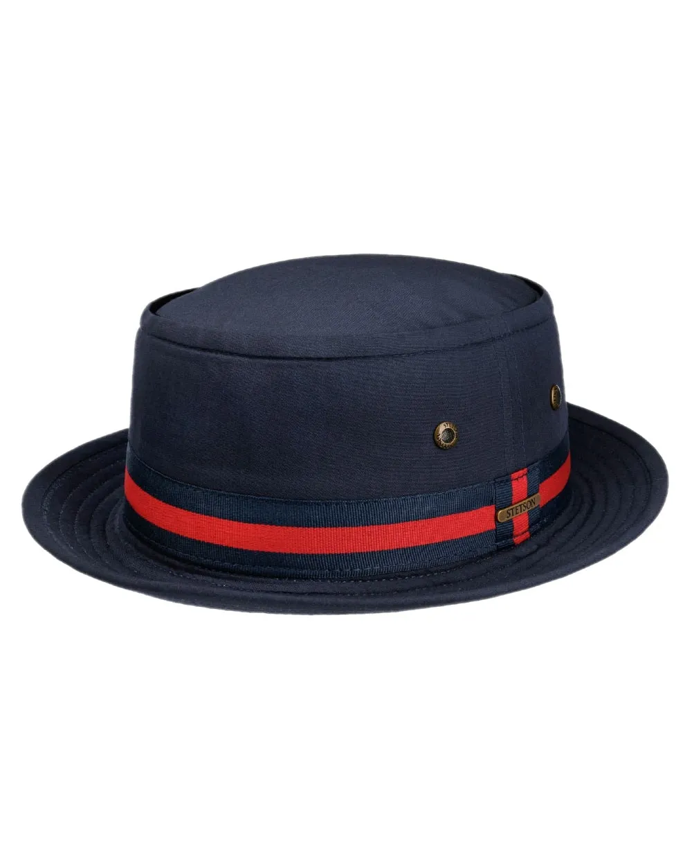 Stetson Classic Band Pork Pie Cloth Hat Stetson Classic Hats