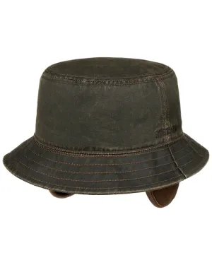Stetson Cloth Bucket Hat With Ear Flaps Stetson Outdoor Hats