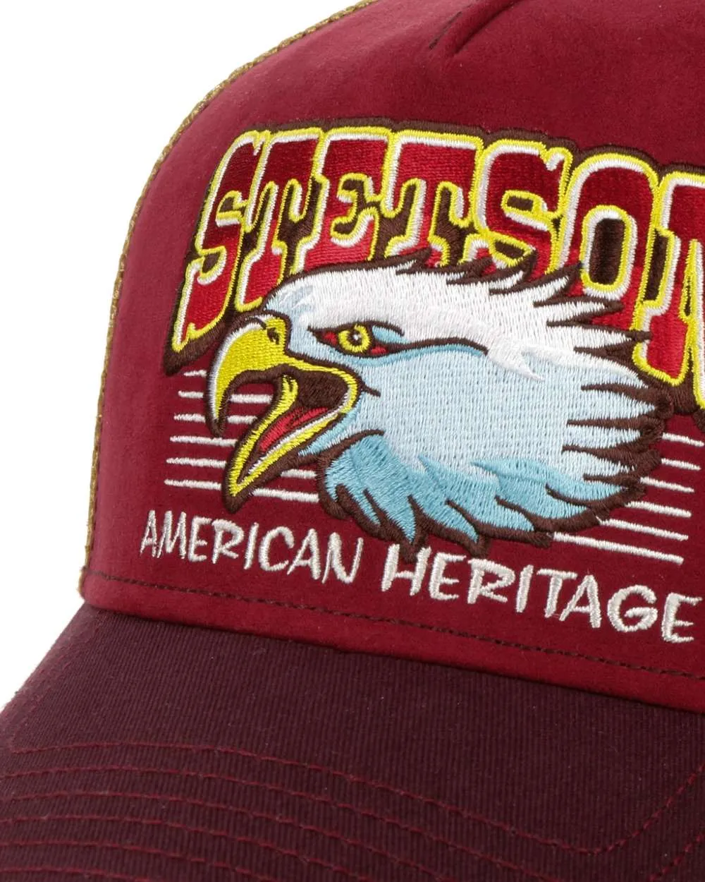 Stetson Eagle Head Trucker Cap Trucker Snapback Caps