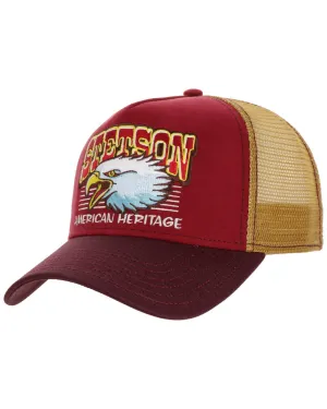 Stetson Eagle Head Trucker Cap Foam Trucker Snapbacks
