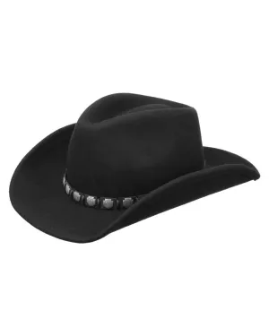 Stetson Hackberry Western Hat Felt Crushable Hats