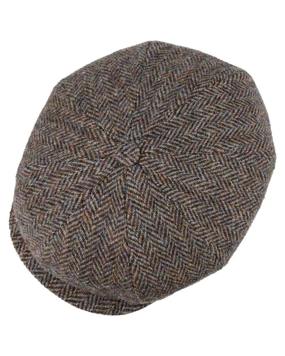 Stetson Hatteras Harris Tweed Herringbone Cap Stetson Classic Hats