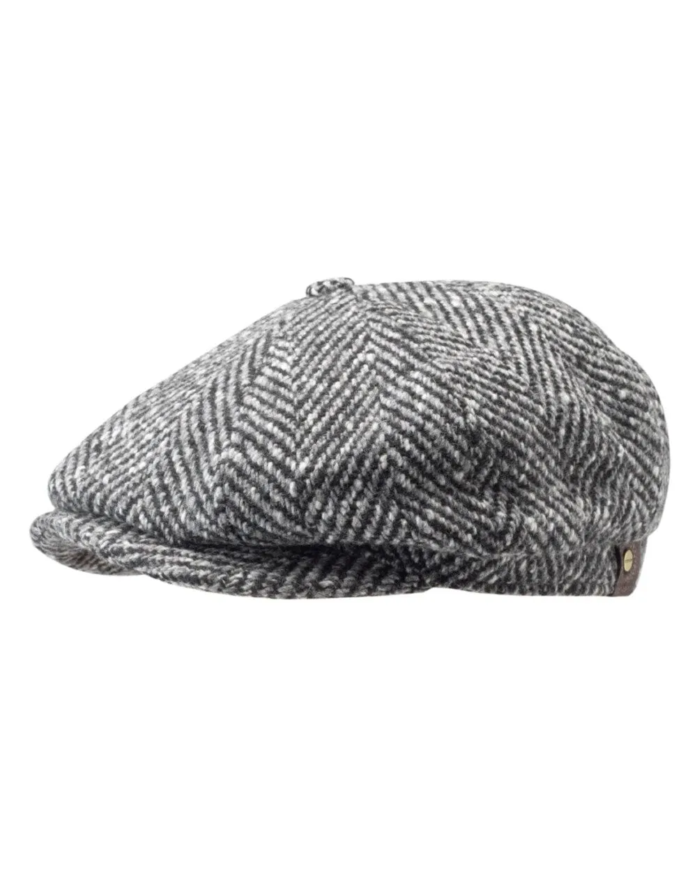 Stetson Hatteras Herringbone Flat Cap Stetson Classic Hats