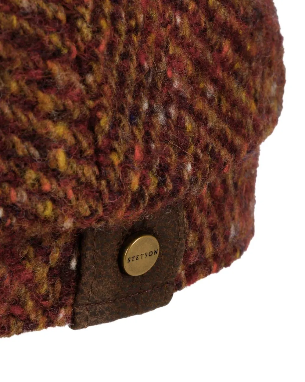 Stetson Hatteras Herringbone Flat Cap Stetson Classic Hats