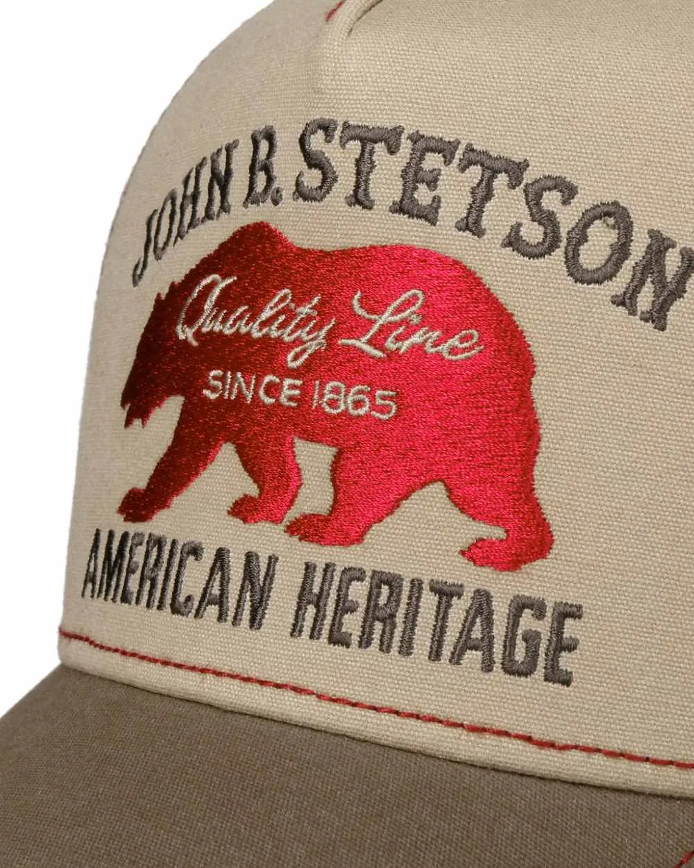 Stetson JBS Bear Beige Trucker Cap Baseball Caps for Men