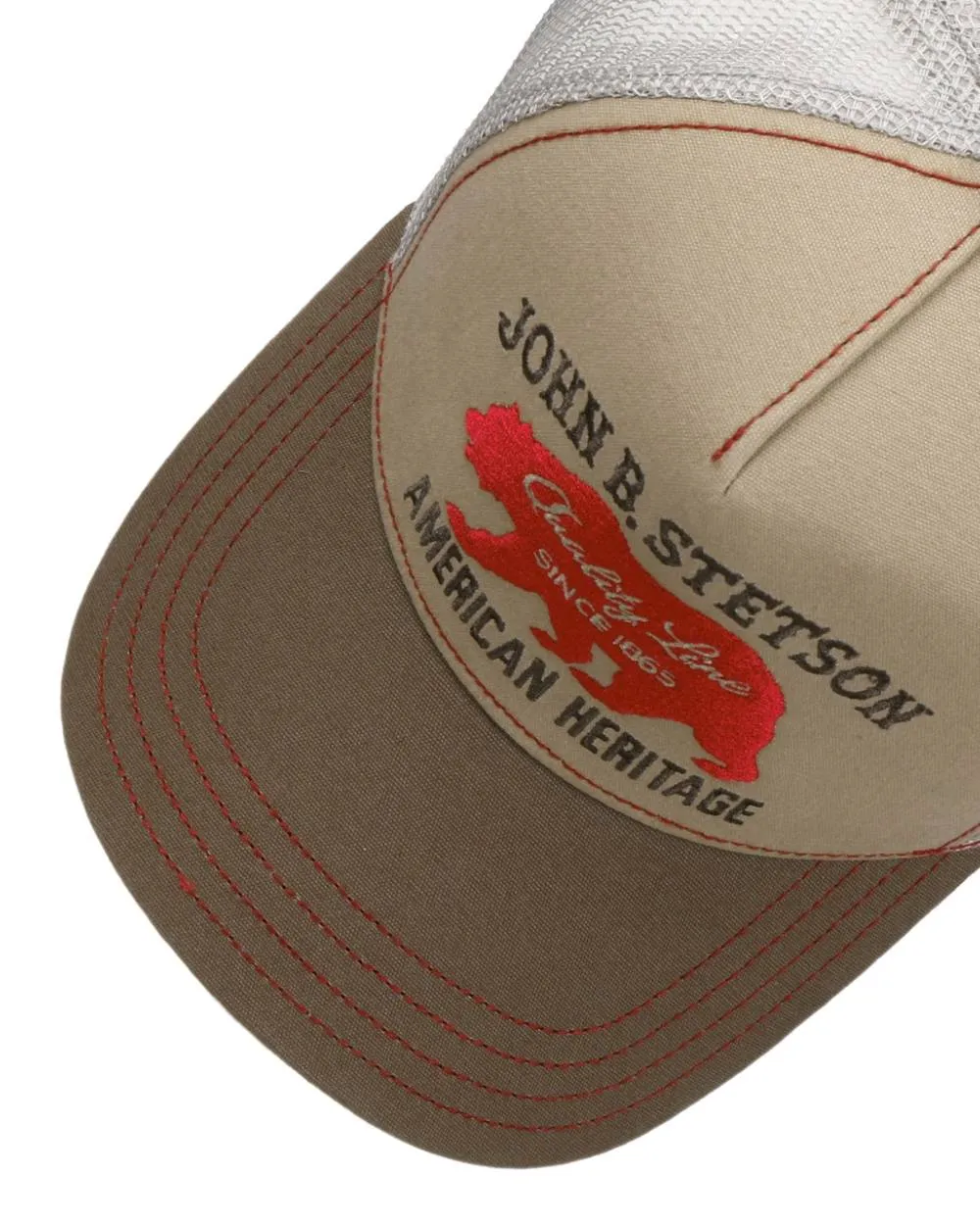 Stetson JBS Bear Beige Trucker Cap Baseball Caps for Men