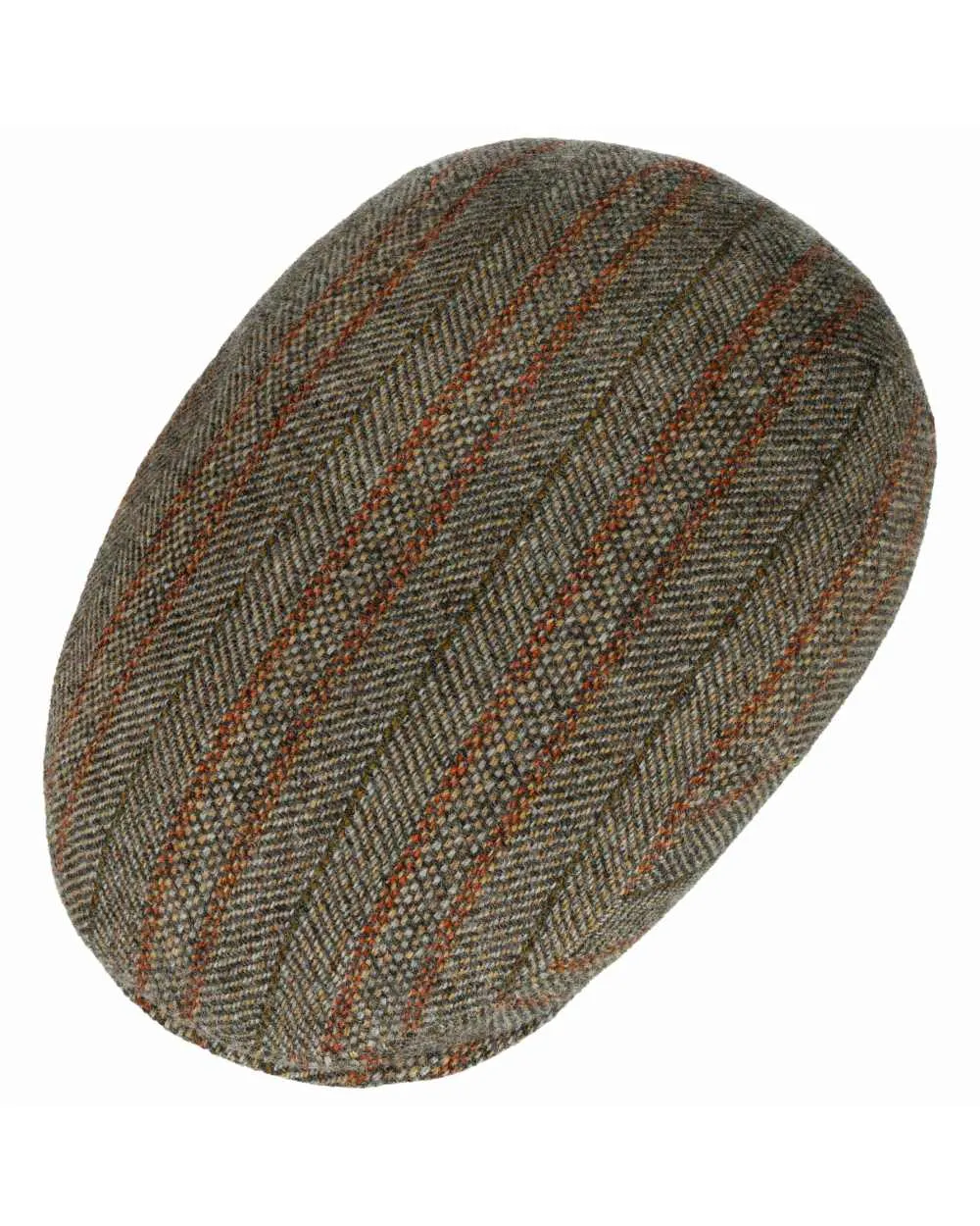 Stetson Kent Herringbone Stripe Flat Cap Stetson Classic Hats