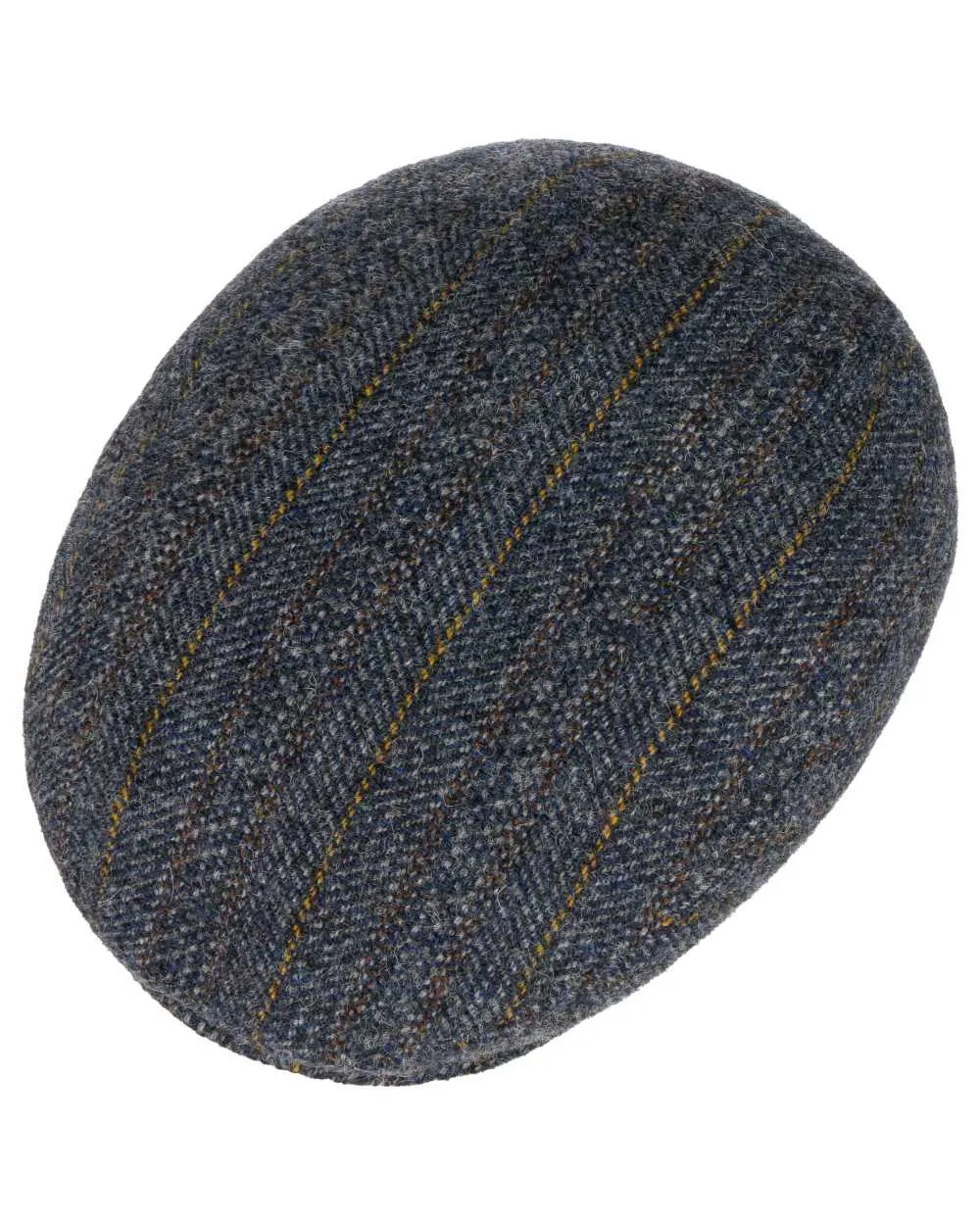 Stetson Kent Herringbone Stripe Flat Cap Stetson Classic Hats