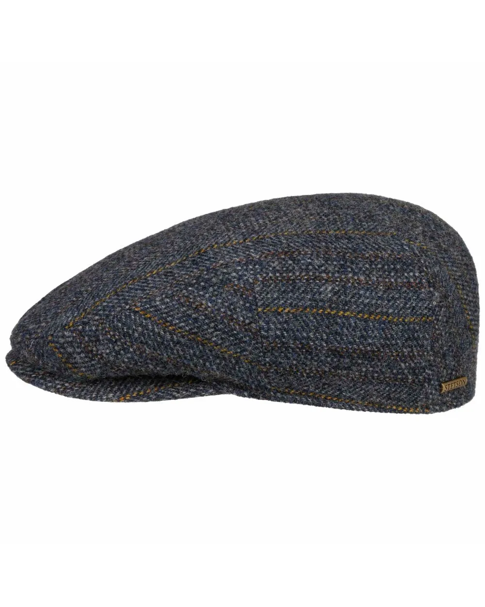 Stetson Kent Herringbone Stripe Flat Cap Stetson Outdoor Hats