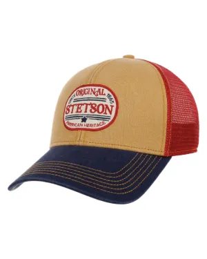 Stetson Since 1865 Oval Logo Trucker Cap Foam Trucker Snapbacks