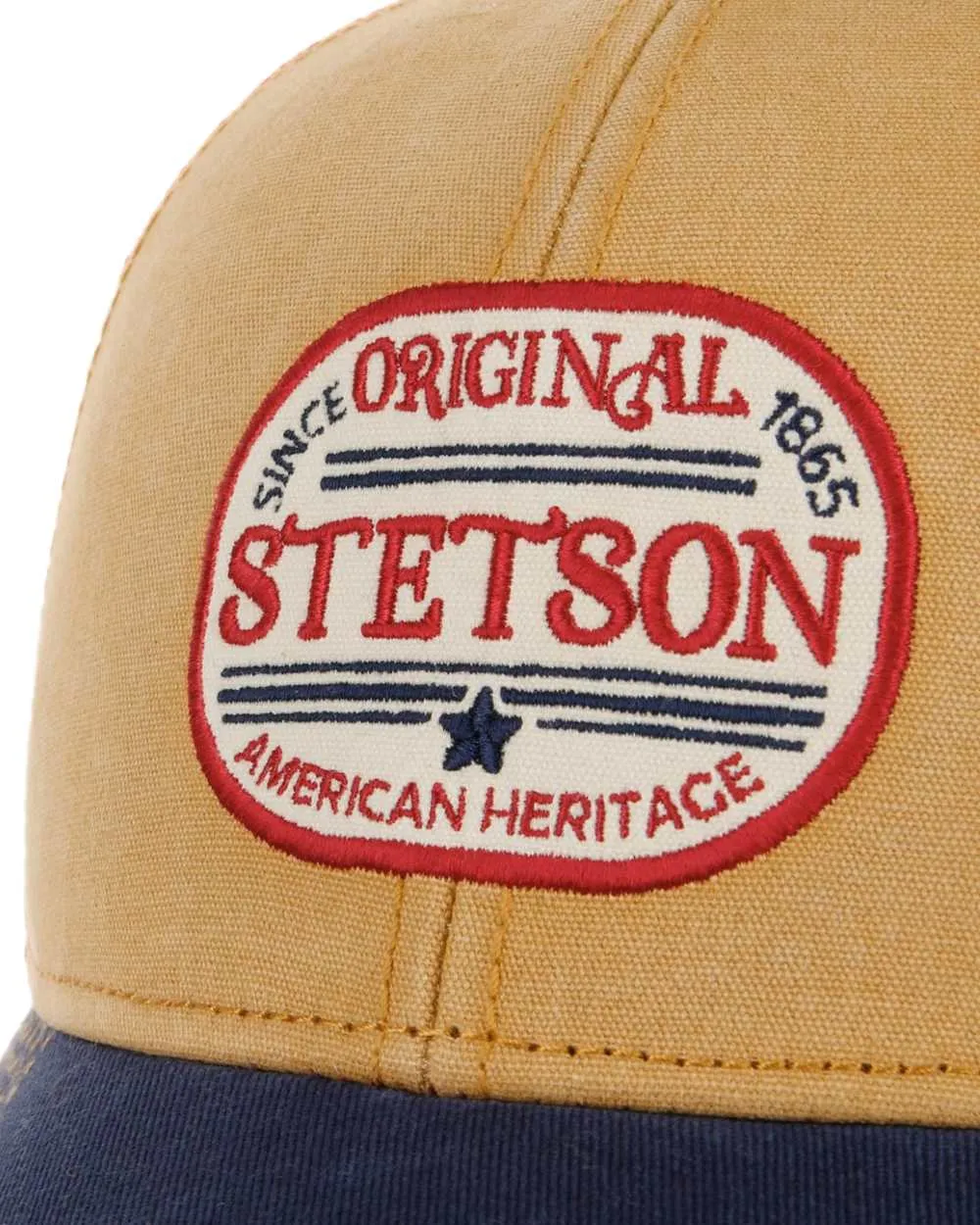 Stetson Since 1865 Oval Logo Trucker Cap Trucker Snapback Caps