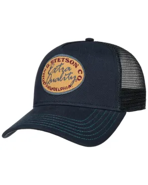 Stetson Vintage Brushed Twill Trucker Cap Foam Trucker Snapbacks
