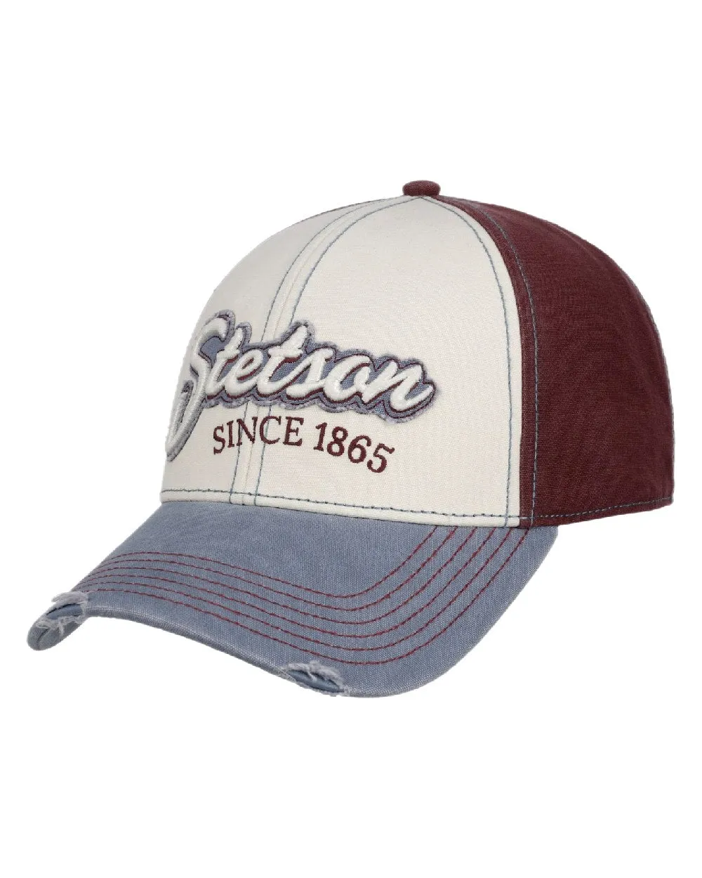 Stetson Vintage Distressed Baseball Cap Classic Country Hats