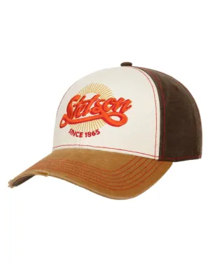 Stetson Vintage Distressed Baseball Cap English Country Headwear