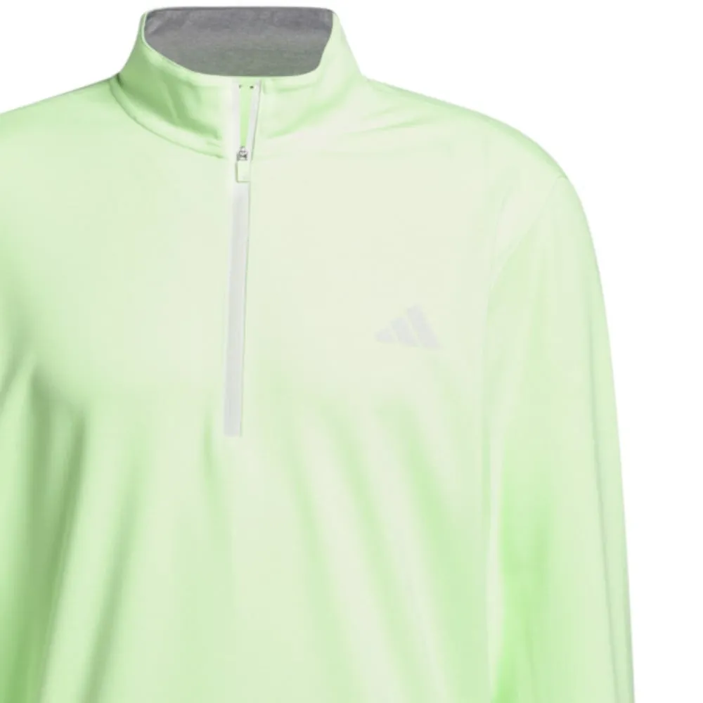 Steal Adidas Elevated 1/4 Zip Pullover - Green Spark