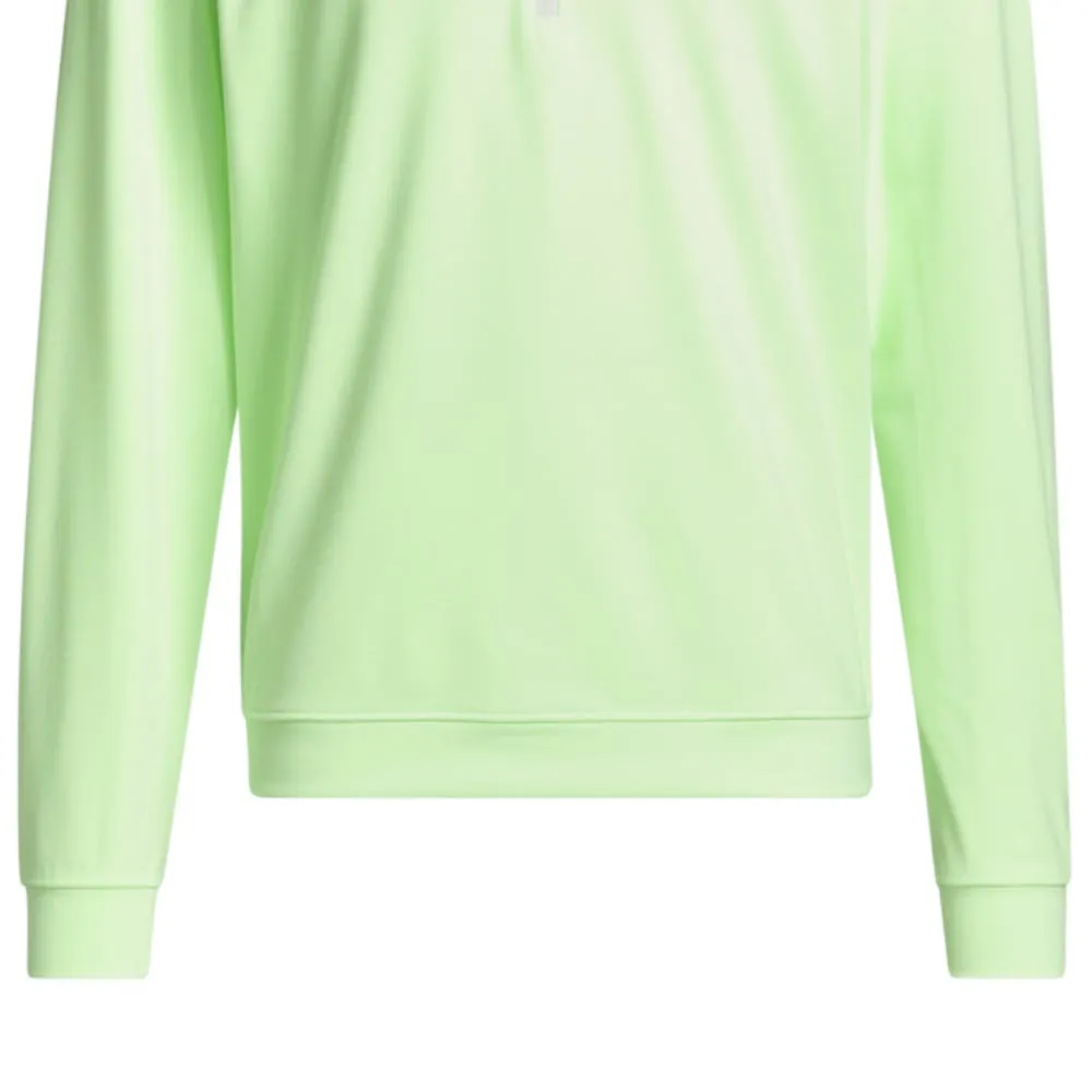 Limited Time Offer Valentine's Day Sale Adidas Elevated 1/4 Zip Pullover - Green Spark