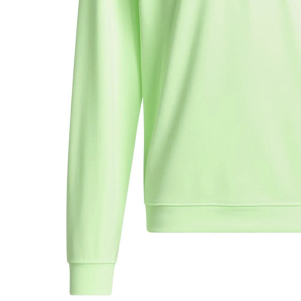 Adidas Elevated 1/4 Zip Pullover - Green Spark Autumn Sale Limited Time Offer
