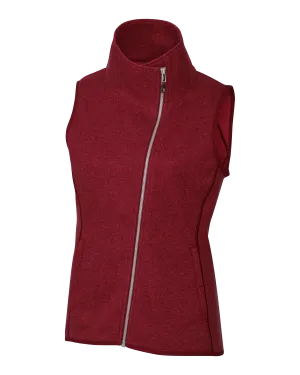 Cutter & Buck - Women'S Mainsail Asymmetrical Vest Own the Moment Black Friday Offer