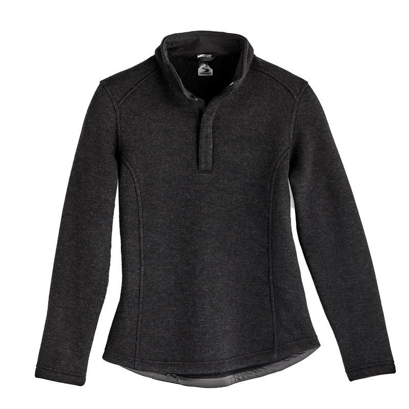 Push Beyond Limits Keep Going Strong Storm Creek - Women'S Over-Achiever Sweater Fleece Pullover