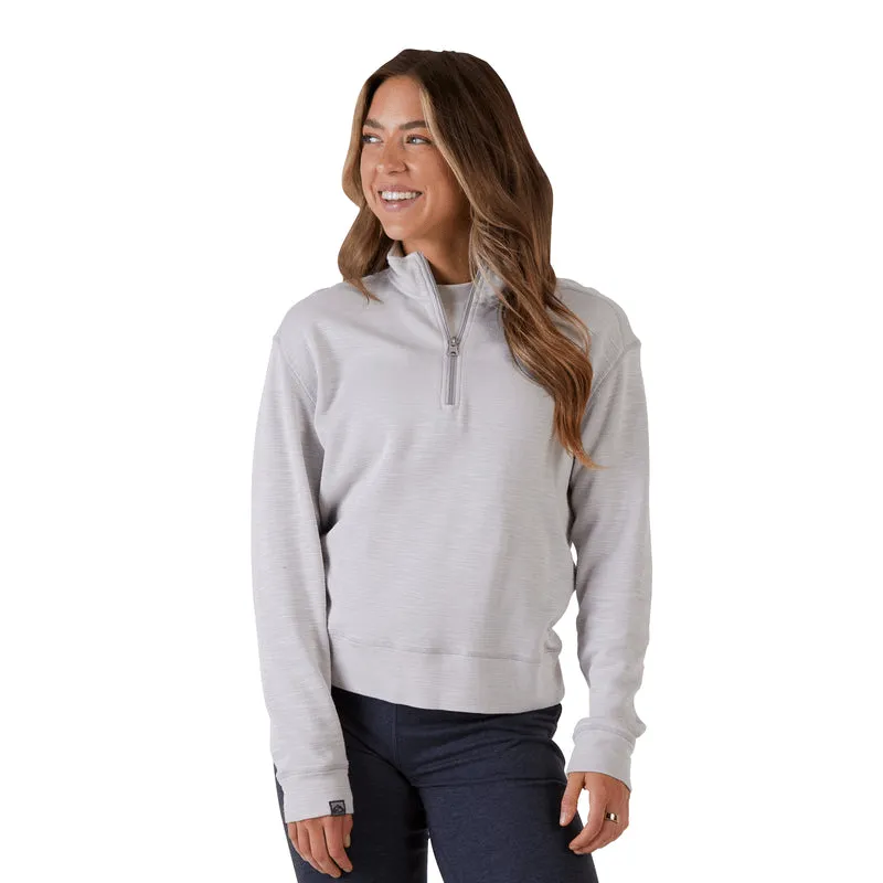 Storm Creek - Women'S Shoreliner Quarter-Zip Own Every Step Own the Streets