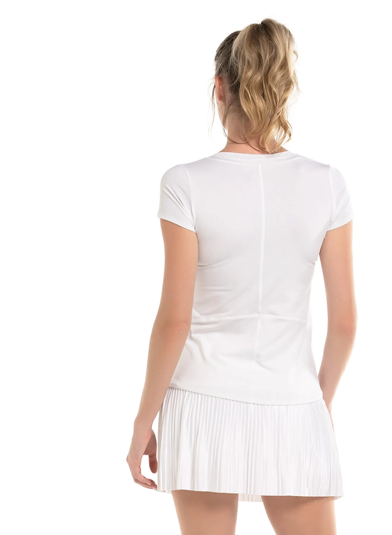 Own the Moment Steal Excel V-Neck Short Sleeve