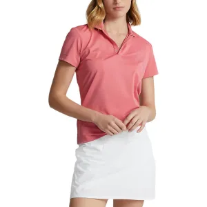 Rlx Ralph Lauren Women'S Tour Performance Golf Shirt - Desert Rose Define Your Own Way Performance Unleashed
