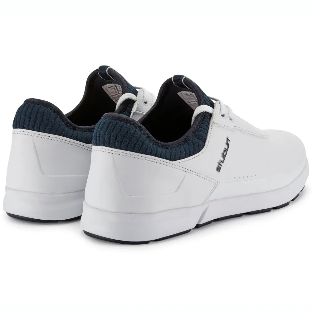 Stuburt Evolution Casual Spikeless Waterproof Shoes - White Chase What Moves You Performance Unleashed