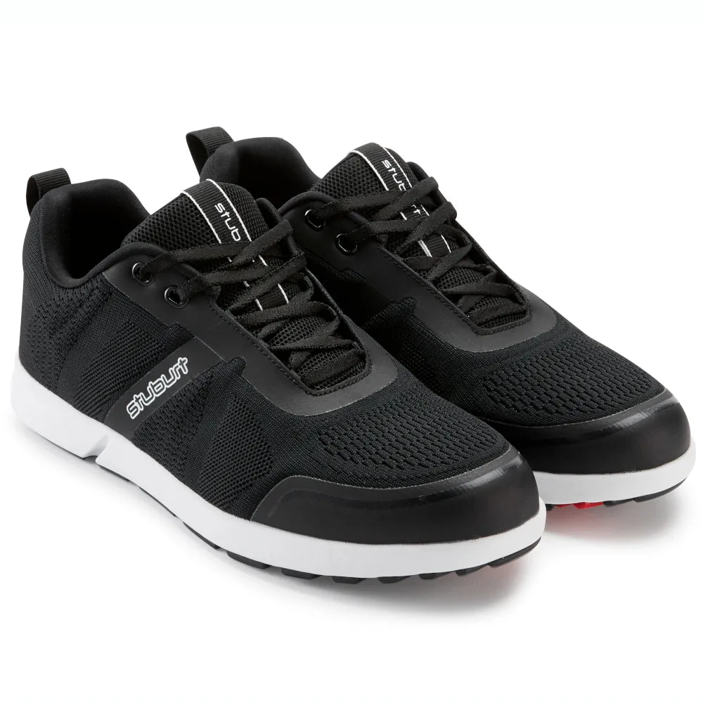Style Meets Power Walk Tall Stuburt Xp Casual Spikeless Shoes - Black