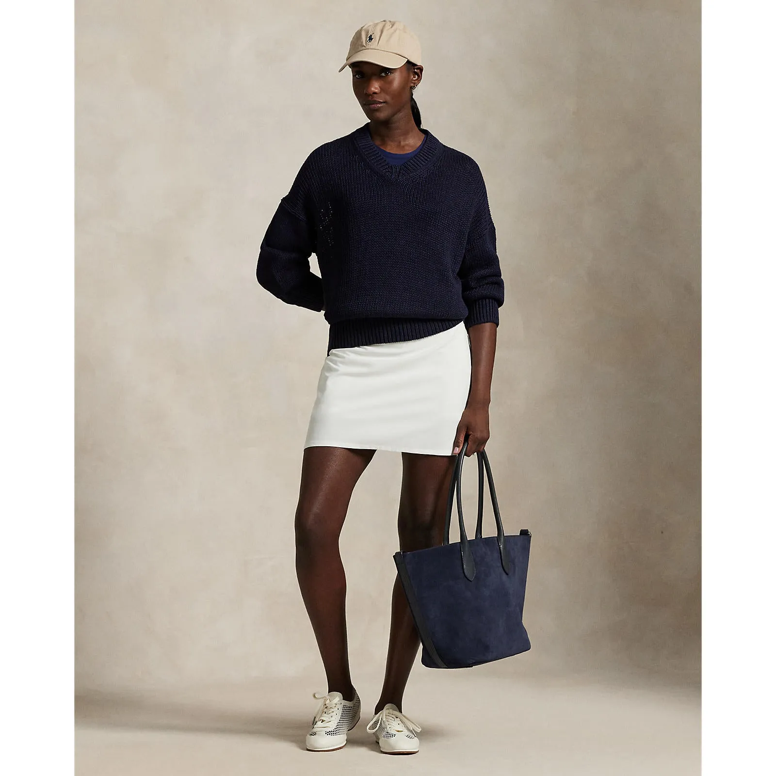 Built to Perform Rlx Ralph Lauren Women'S 17" Performance Aim Golf Skort - Creamic White