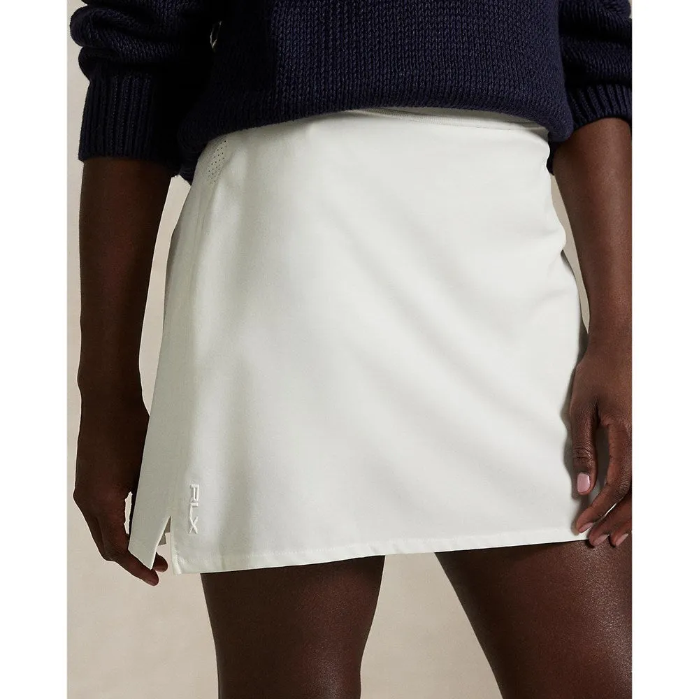 Rlx Ralph Lauren Women'S 17" Performance Aim Golf Skort - Creamic White Economical Footwear for the Fearless