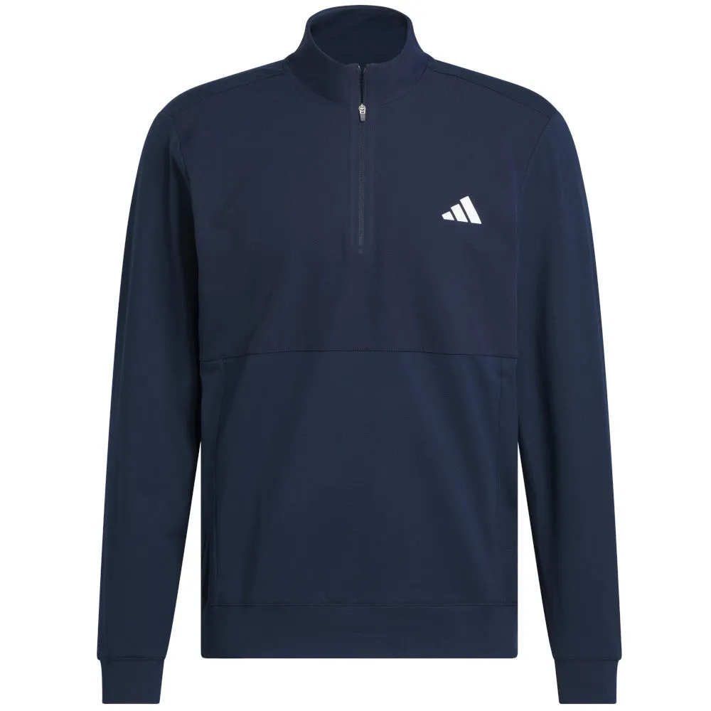 Exclusive Deal Halloween Sale Adidas Ultimate365 Tour 1/4 Zip Pullover - Collegiate Navy