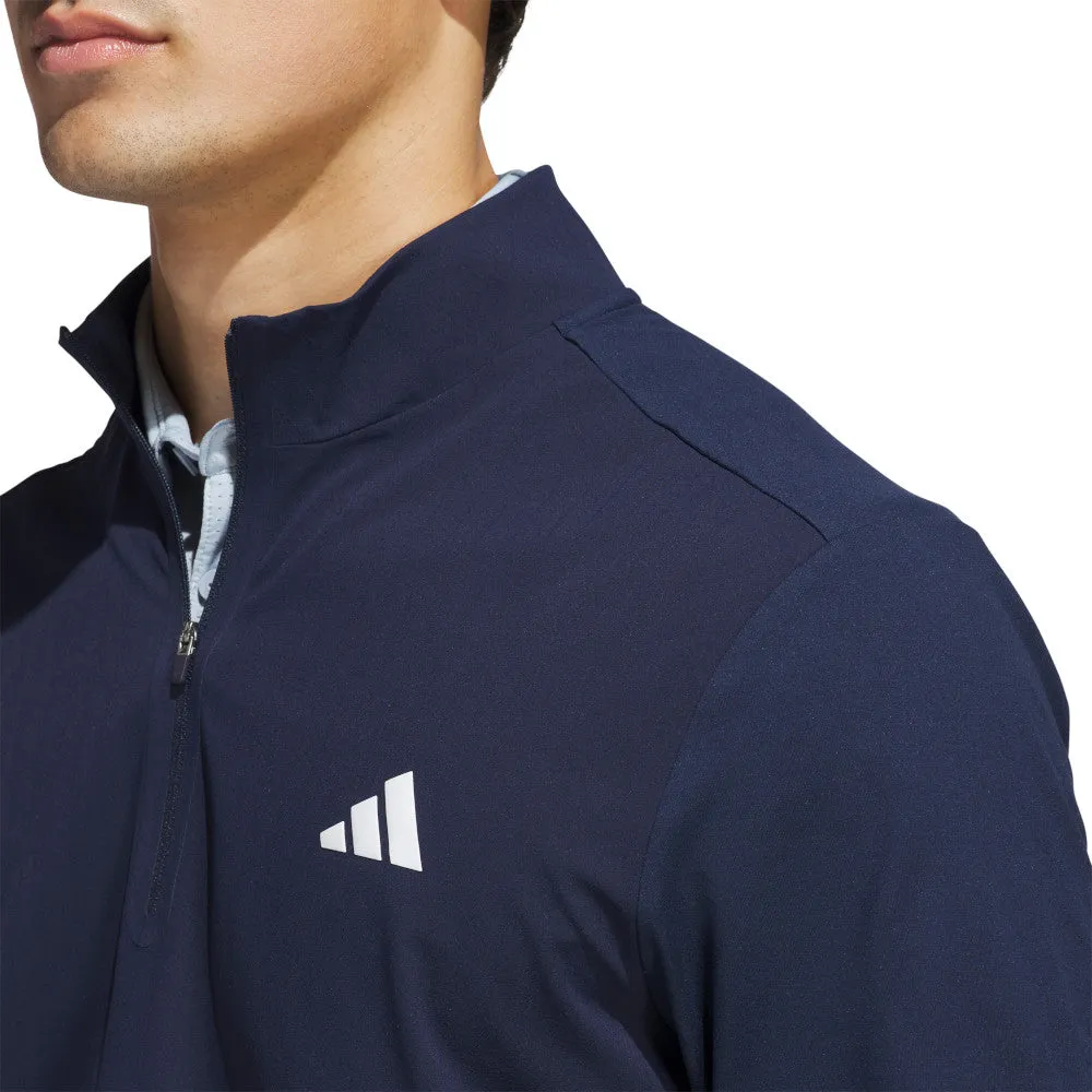 Fearlessly You Bring the Heat Adidas Ultimate365 Tour 1/4 Zip Pullover - Collegiate Navy