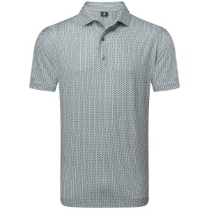 Big Savings Footjoy Houndstooth Geo Lisle Polo Shirt - Grey