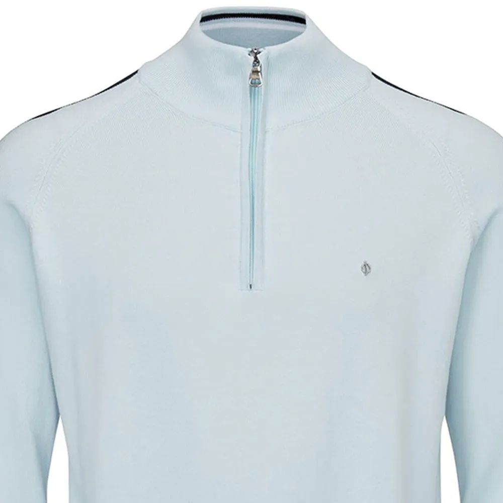Oscar Jacobson Repton Pin Pullover - Cool Blue/Navy/White Game-Changer Footwear Black Friday Sale