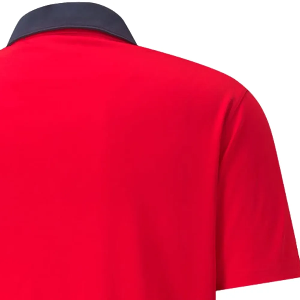 Puma Gamer Polo Shirt - Ski Patrol/Navy Blazer Push Beyond Limits Keep Going Strong